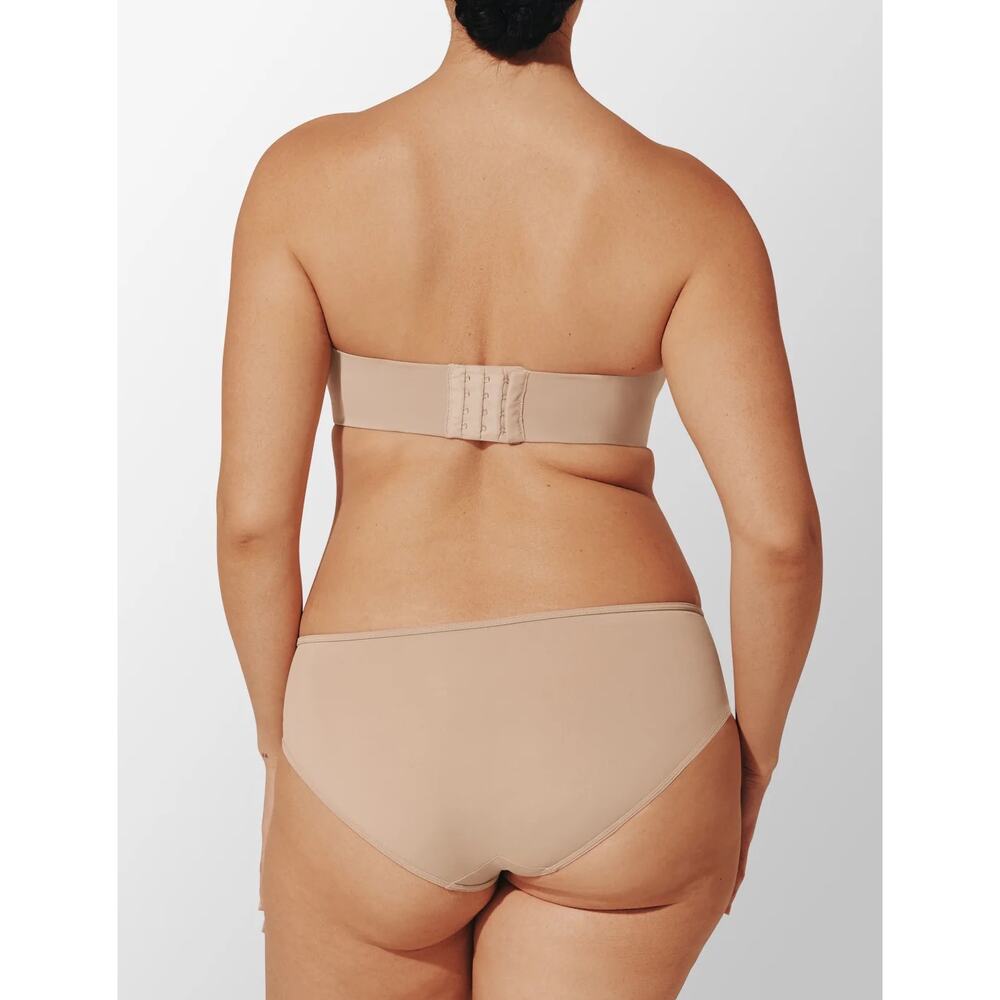 ThirdLove 24/7 Classic Strapless Bra Taupe Nude 34E Underwire Smooth Cups - Picture 7 of 8